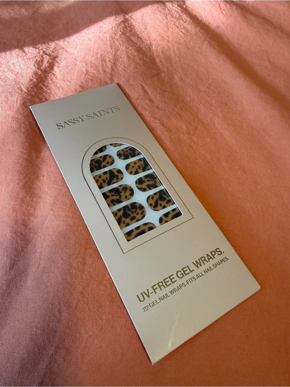 Leopard Print Gel Nail Wraps - Brown
